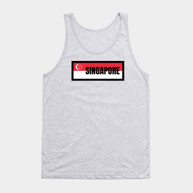 Singaporean Flag Tank Top by aybe7elf